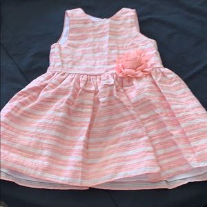 Peach toddler dress